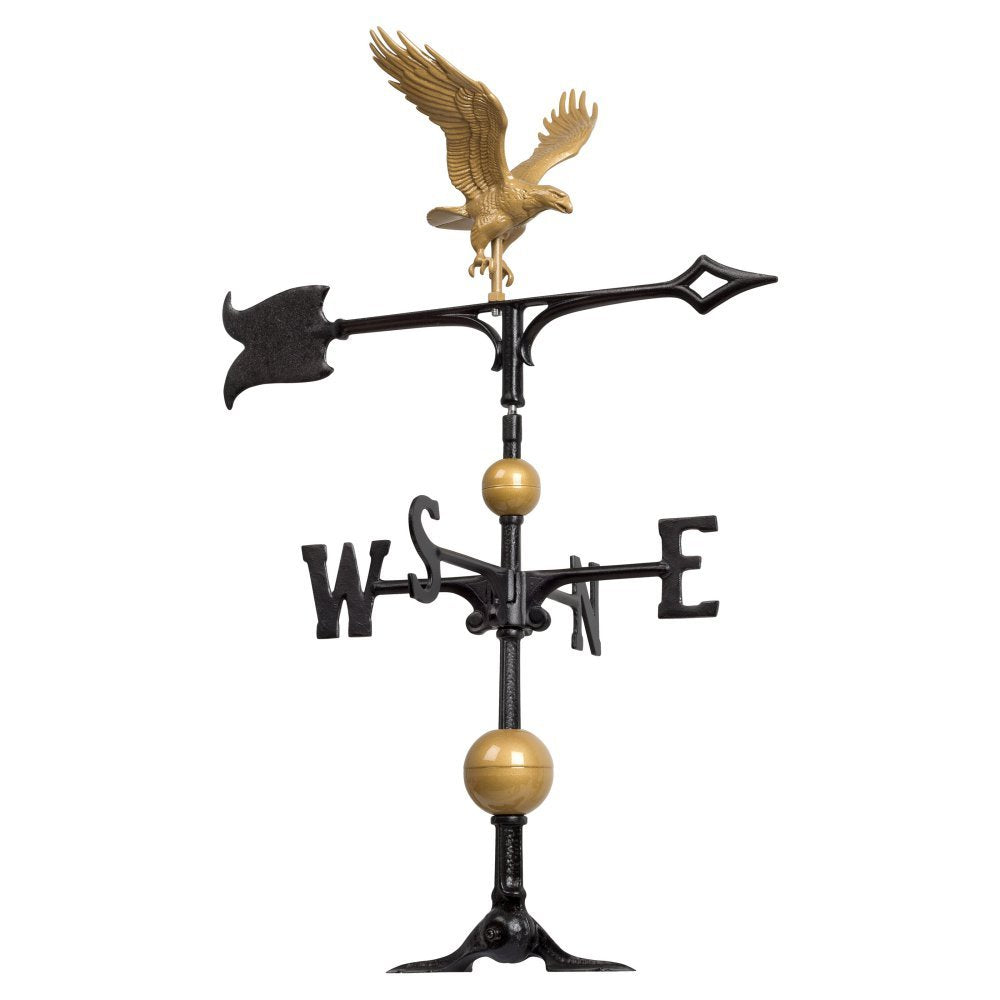 Whitehall 03214 - 30  Full-Bodied Eagle Weathervane - Gold-Bronze
