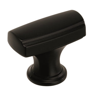 Amerock Cabinet Knob Black Bronze 1-3/8 inch (35 mm) Length Highland Ridge 1 Pack Drawer Knob Cabinet Hardware