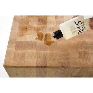 John Boos MYS1APP 2 Piece Cutting Charcuterie Board Care & Maintenance Set with 16 Oz Food Safe Mystery Oil Bottle and Applicator, Wooden Kitchen Essentials MYS OIL 16OZ (1) /APPLICRND