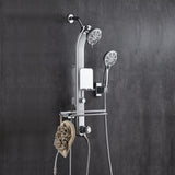 PULSE ShowerSpas 1070-CH Nirvana Stainless Steel Brushed ShowerSpa, Chrome