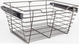 Hardware Resources POB1-142311ORB Dark Bronze Closet Pullout Basket with Slides 14"D x 23"W x 11"H