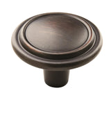 Amerock Cabinet Knob Oil Rubbed Bronze 1-1/4 inch (32 mm) Diameter Everyday Heritage 1 Pack Drawer Knob Cabinet Hardware