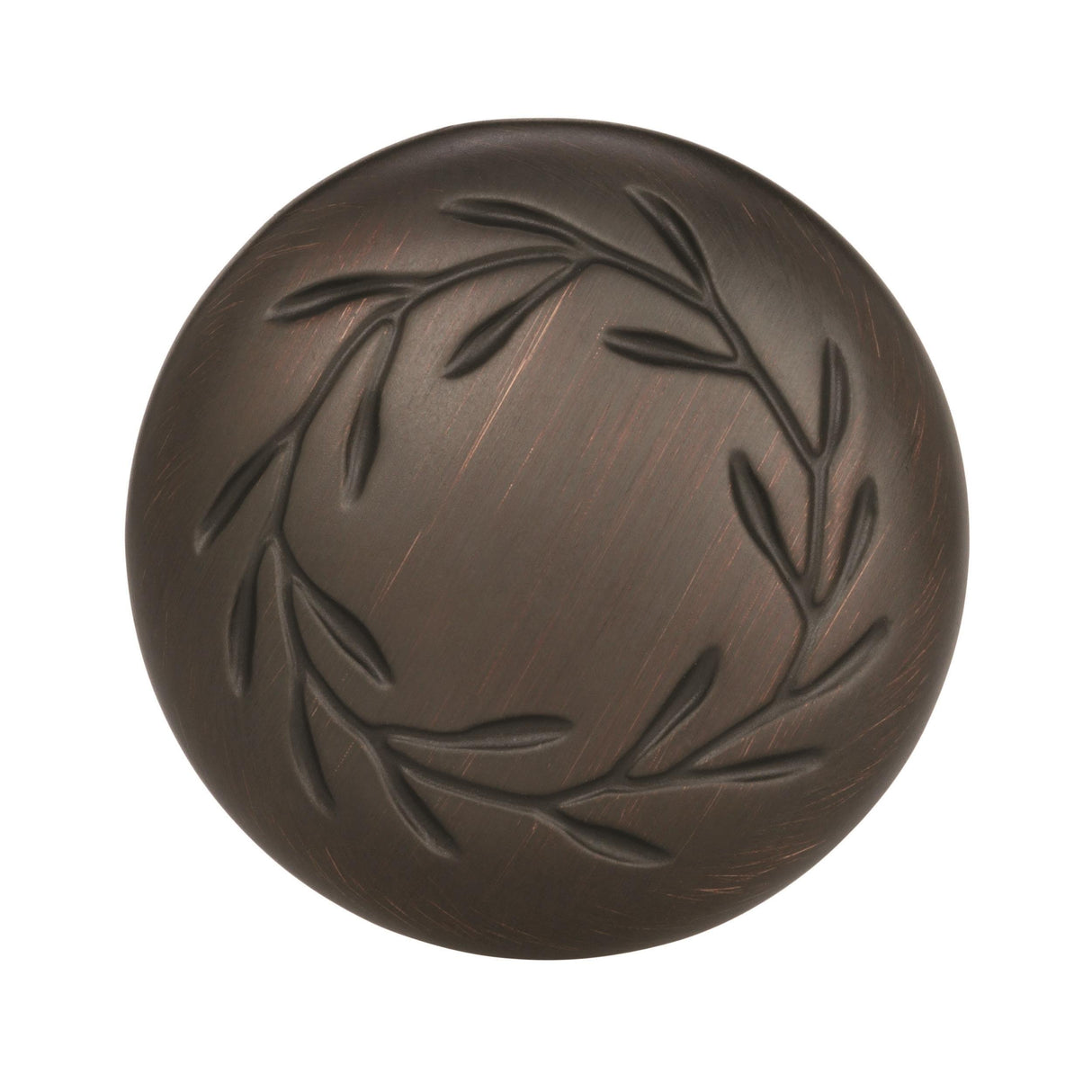 Amerock Cabinet Knob Oil Rubbed Bronze 1-5/16 inch (33 mm) Diameter Nature'S Splendor 1 Pack Drawer Knob Cabinet Hardware