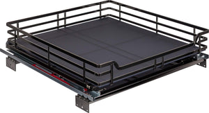 Hardware Resources SWS-WB213BN 21" Black Nickel STORAGE WITH STYLE® Metal Soft-close Pullout Basket