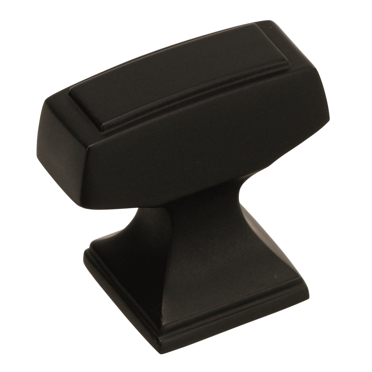 Amerock Cabinet Knob Black Bronze 1-1/4 inch (32 mm) Length Mulholland 1 Pack Drawer Knob Cabinet Hardware