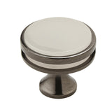 Amerock Cabinet Knob Gunmetal/Frosted 1-3/8 inch (35 mm) Diameter Oberon 1 Pack Drawer Knob Cabinet Hardware