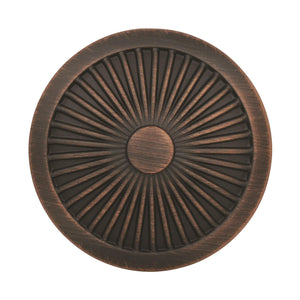Amerock Cabinet Knob Oil Rubbed Bronze 1-3/8 inch (35 mm) Diameter Crawford 1 Pack Drawer Knob Cabinet Hardware