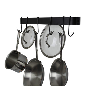 Enclume MPU-13O GY 22" Easy Mount Rack Utensil Bar w/ 8 Hooks GY
