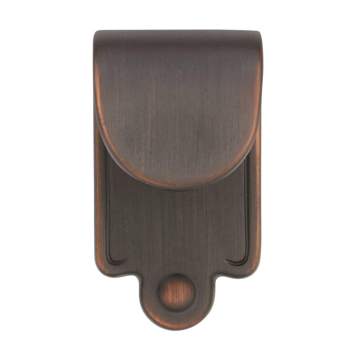 Amerock Cabinet Finger Pull Oil Rubbed Bronze 1-7/8 inch (48 mm) Length Inspirations 1 Pack Drawer Pull Drawer Handle Cabinet Hardware