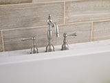 Gerber D306957BNT Brushed Nickel Opulence Three Piece Roman Tub Trim Kit