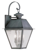 Livex Lighting 2168-61 Mansfield 3-Light Outdoor Wall Lantern, Charcoal