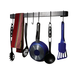 Enclume MPU-13 GY 22" Wall Rack Utensil Bar w/ 8 Hooks GY
