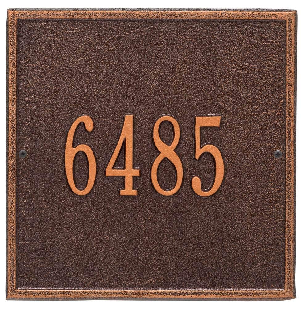 Whitehall 2110AC - Personalized Square Plaque - Standard - Wall - 1 line