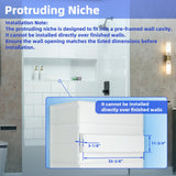 New England Home Goods 60” x 32” Four-Piece Direct-to-Stud Alcove Tub Surround with Left-Drain Hole Soaking Bathtub Combo in White