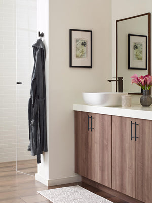 Amerock BH26542ORB Oil Rubbed Bronze Single Robe Hook 2-1/4 in. (57 mm) Length Towel Holder Arrondi Towel Hook for Bathroom Bathroom Hardware Bath Accessories