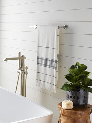 Amerock BH26544SS Stainless Steel Towel Bar 24 in (610 mm) Towel Rack Arrondi Bathroom Towel Holder Bathroom Hardware Bath Accessories