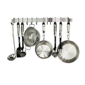 Enclume OWR3 SS 36" Easy Mount Wall Rack w/ 6 Hooks SS