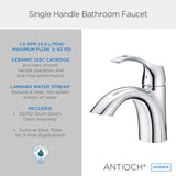 Gerber D222522 Chrome Antioch Single Handle Lavatory Faucet