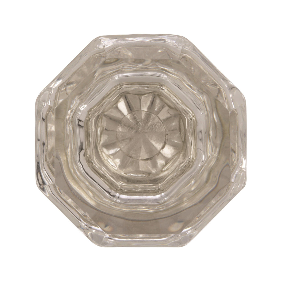Amerock Cabinet Knob Clear/Polished Nickel 1-1/4 inch (3.2 cm) Diameter Traditional Classics 1 Pack Drawer Knob Cabinet Hardware