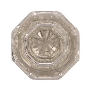 Amerock Cabinet Knob Clear/Polished Nickel 1-1/4 inch (3.2 cm) Diameter Traditional Classics 1 Pack Drawer Knob Cabinet Hardware