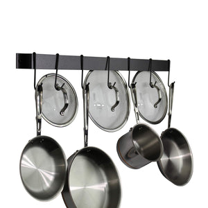Enclume MPU-14O GY 32" Easy Mount Rack Utensil Bar w/ 8 Hooks GY