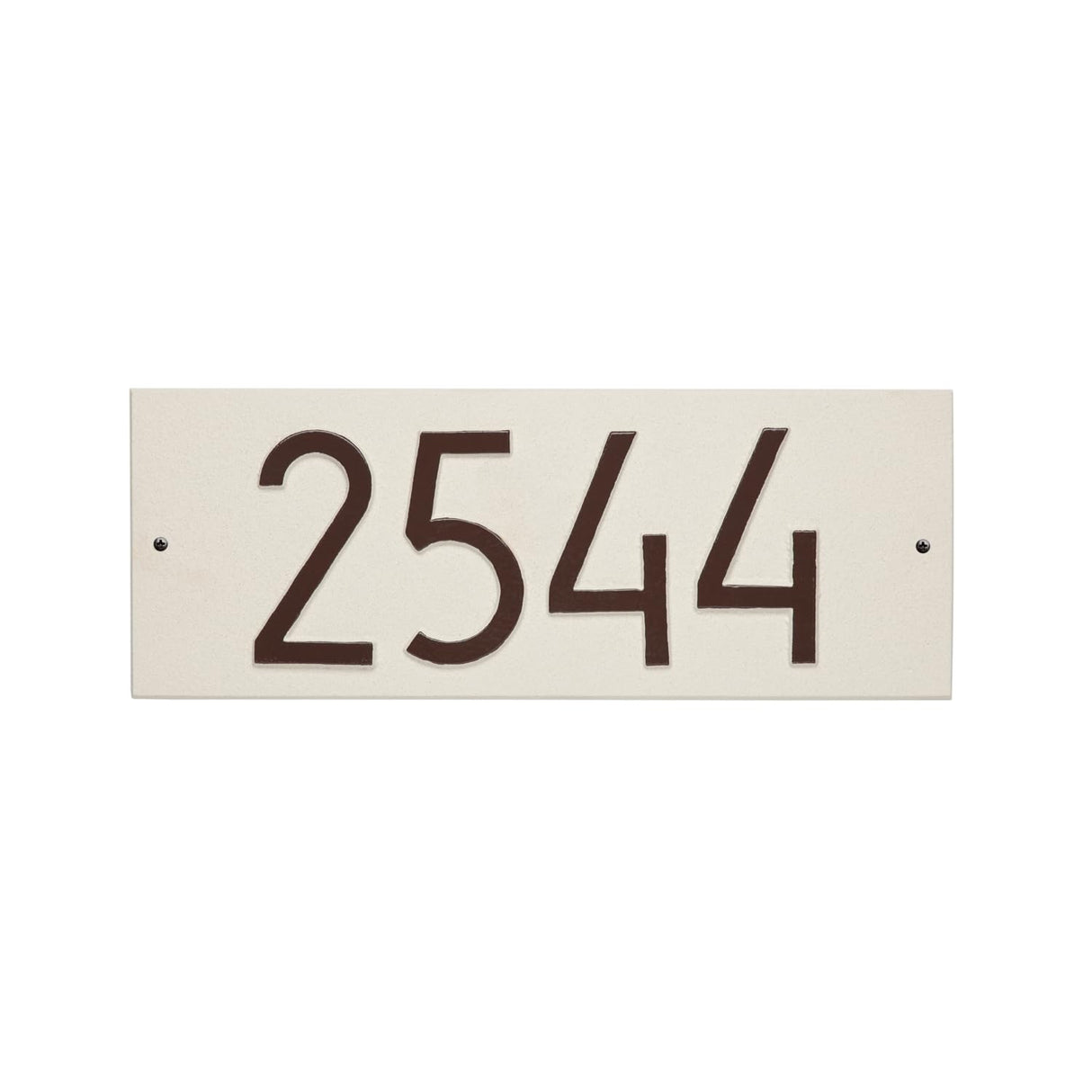 Whitehall 3903L1 - Mid-Century Modern Rectangle Plaque, Standard Wall 1-line