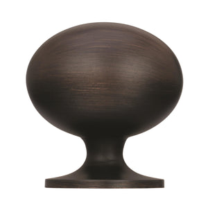 Amerock Cabinet Knob Oil Rubbed Bronze 1-3/8 inch (35 mm) Length Everyday Heritage 1 Pack Drawer Knob Cabinet Hardware
