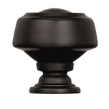 Amerock Cabinet Knob Black Bronze 1-3/16 inch (30 mm) Diameter Kane 1 Pack Drawer Knob Cabinet Hardware