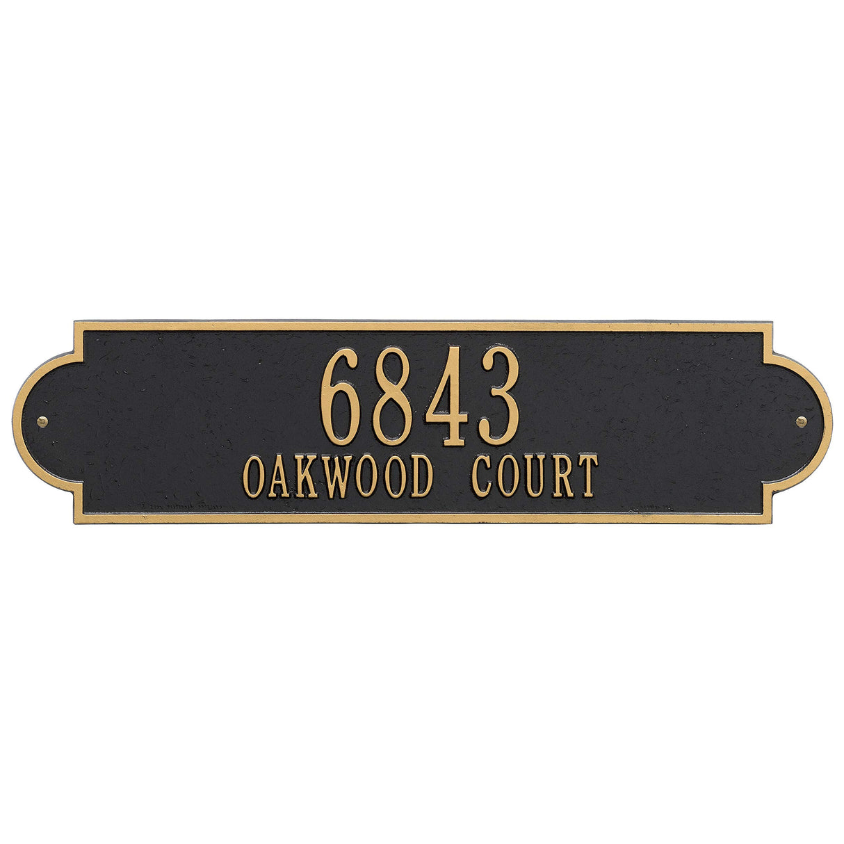 Whitehall 2999BG - Personalized Richmond Plaque -Estate - Wall - 2 Line
