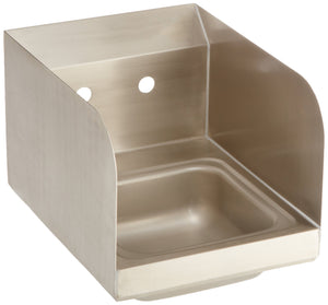 John Boos PBHS-W-0909-SSLR Stainless Steel 304 Pro-Bowl Hand Sink, Splash Mount, Left and Right Side, 9