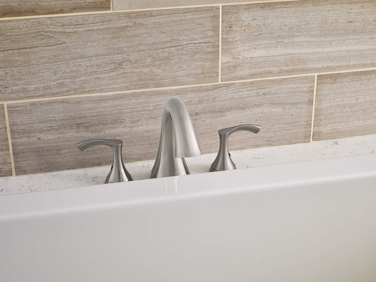 Gerber D300922BNT Brushed Nickel Antioch Three Piece Roman Tub Trim Kit