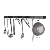 Enclume WR5 HS 48" Classic Wall Rack Utensil Bar w/ 12 Hooks HS