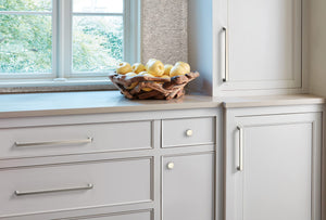 Amerock BP55284PN Polished Nickel Cabinet Pull 12-5/8 in (320 mm) Center-to-Center Cabinet Handle Blackrock Drawer Pull Kitchen Cabinet Handle Furniture Hardware