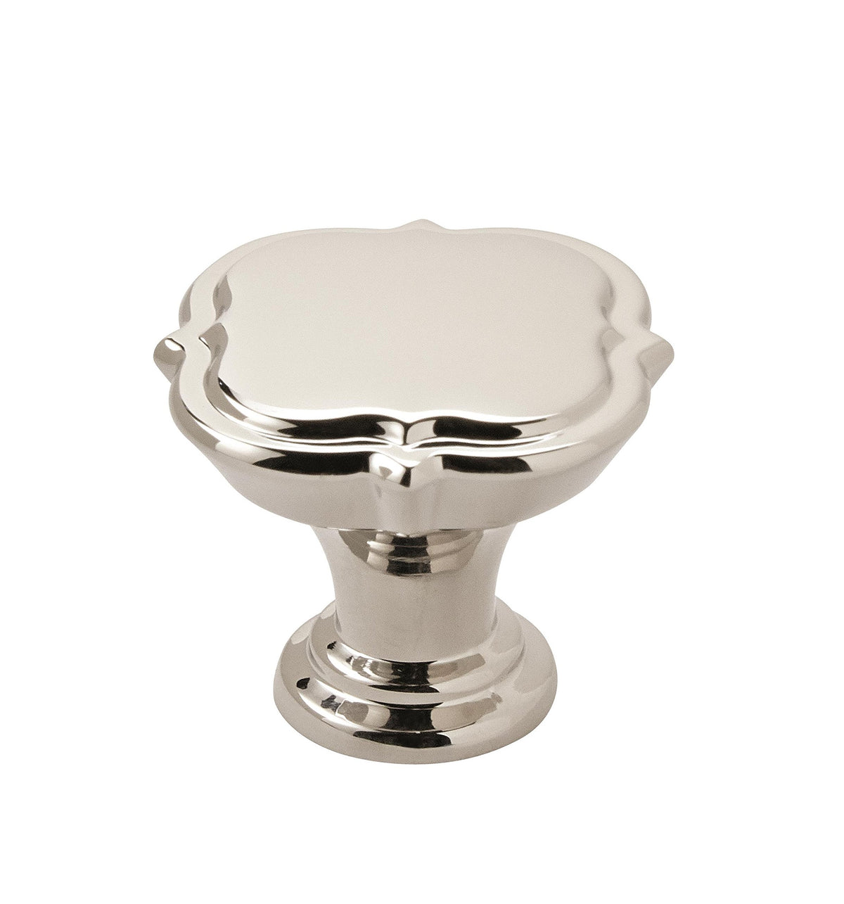Amerock Cabinet Knob Polished Nickel 1-3/8 inch (35 mm) Diameter Grace Revitalize 1 Pack Drawer Knob Cabinet Hardware