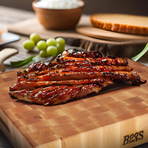 John Boos CCB183-S Large Maple Wood Cutting Board for Kitchen 18 x Inches, 3 Inches Thick Reversible End Grain Charcuterie Block with Finger Grips 18X18X3 MPL-END GR-REV-GR