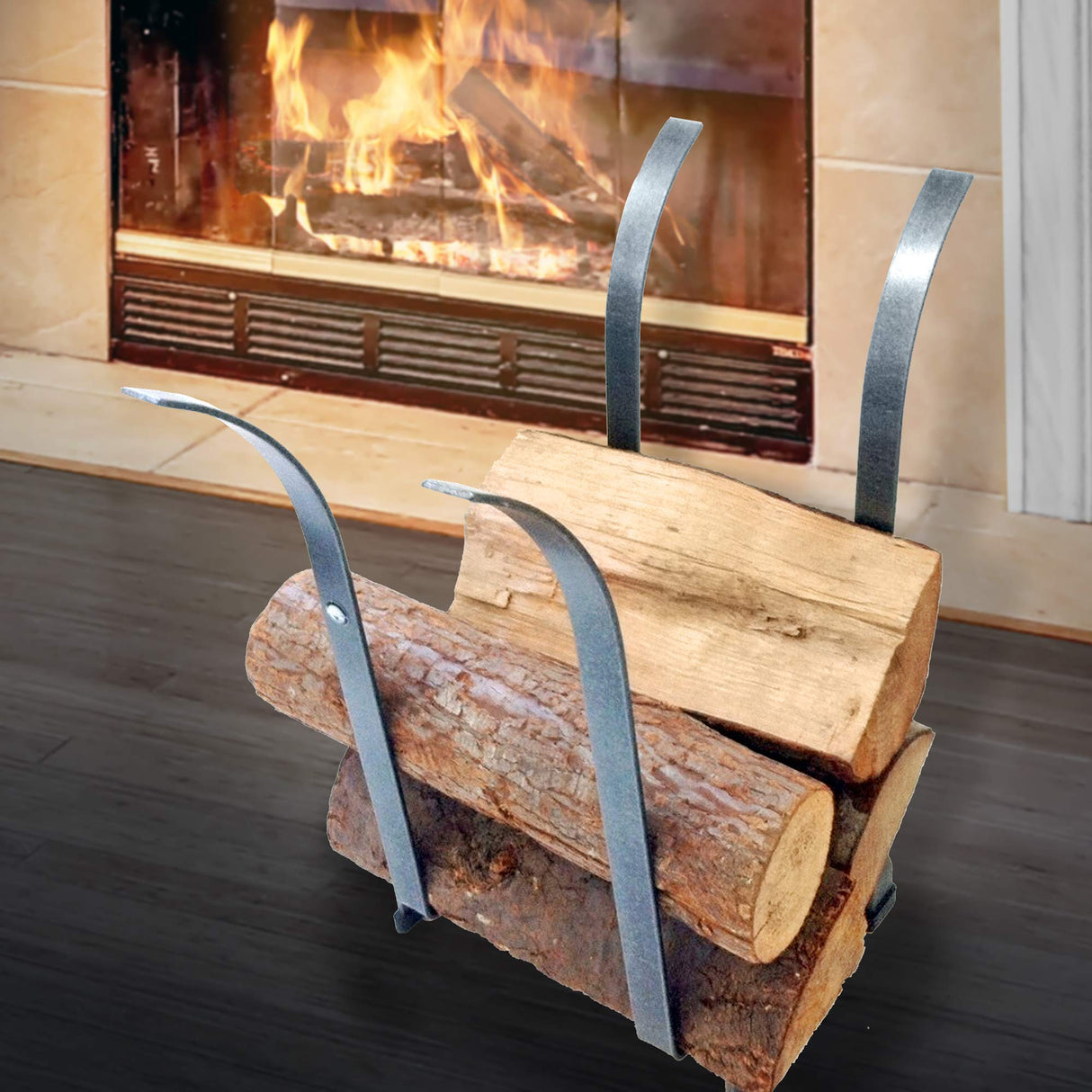 Enclume LR31 HS Tulip Fireplace Log Rack HS