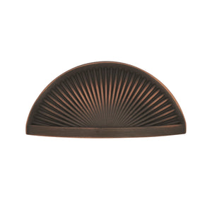 Amerock Cabinet Cup Pull Oil Rubbed Bronze 3 inch (76 mm) Center to Center Sea Grass 1 Pack Drawer Pull Drawer Handle Cabinet Hardware