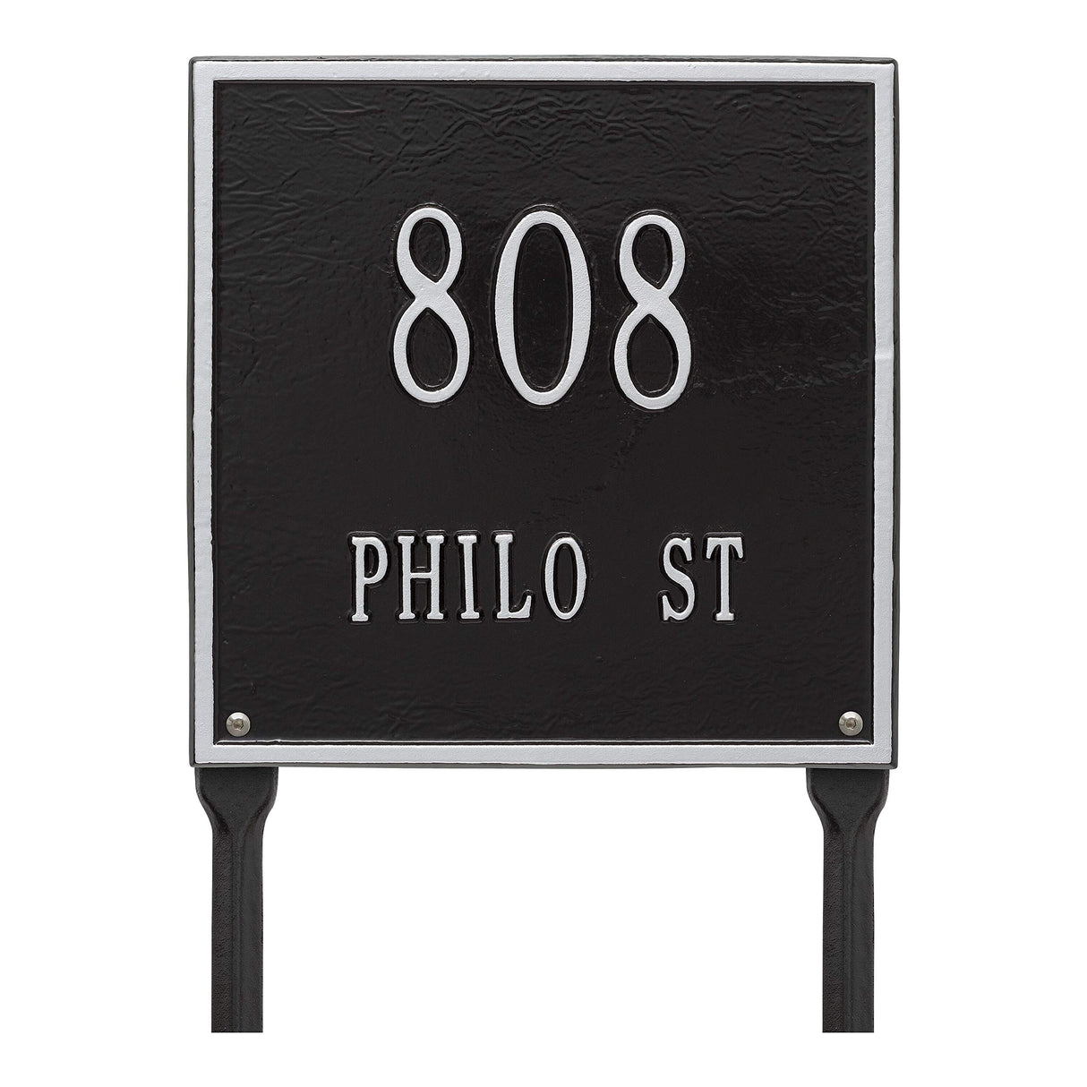 Whitehall 2114BS - Personalized Square Plaque - Standard - Lawn - 2 line