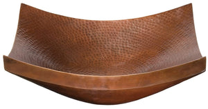 Thompson Traders Nirvana Hammered Nickel Bath Sink Arandas NSP Nickel