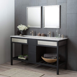 Native Trails MR520 Divinity Rectangular Wall Mirror, Small, Hammered Aluminum
