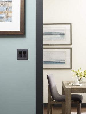 Amerock Wall Plate Black Bronze 2 Rocker Switch Plate Cover Candler 1 Pack Decora Wall Plate Light Switch Cover