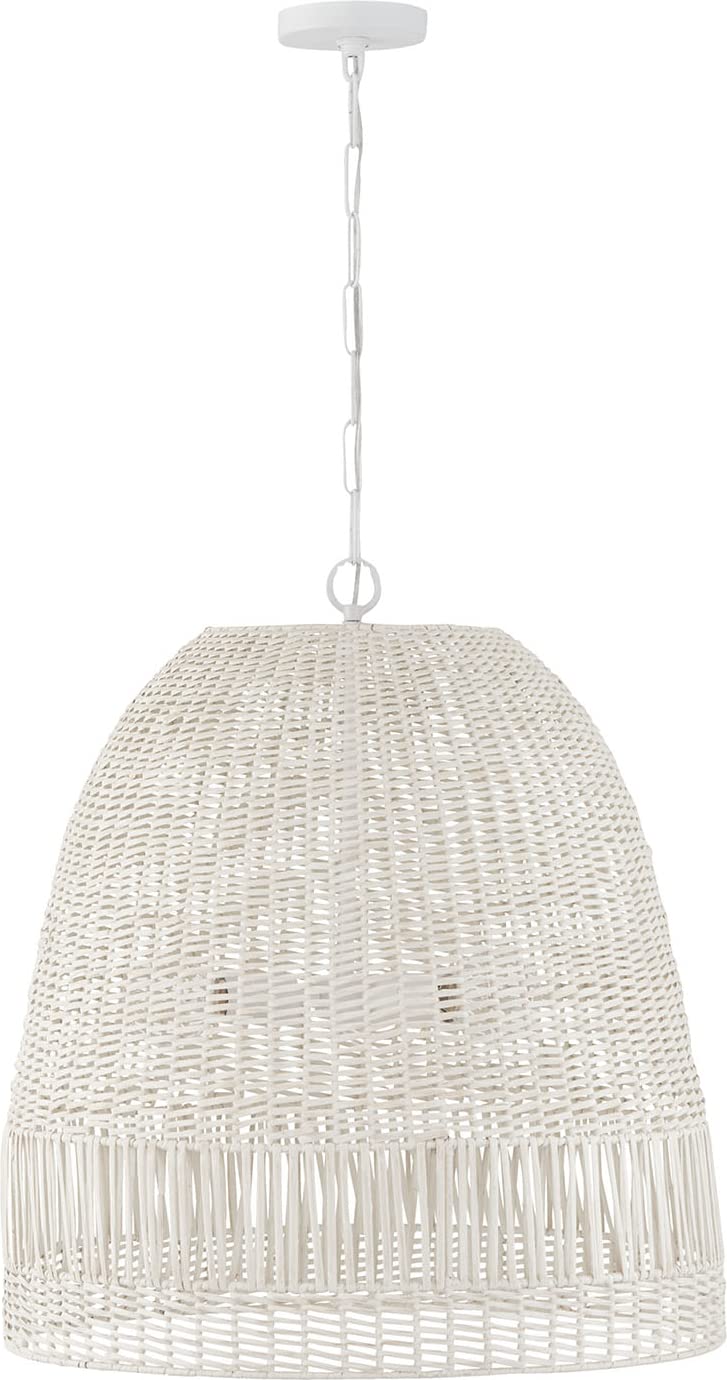 Capital Lighting 347533HH Naomi 3 Light Pendant Chalk White