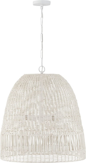 Capital Lighting 347533HH Naomi 3 Light Pendant Chalk White