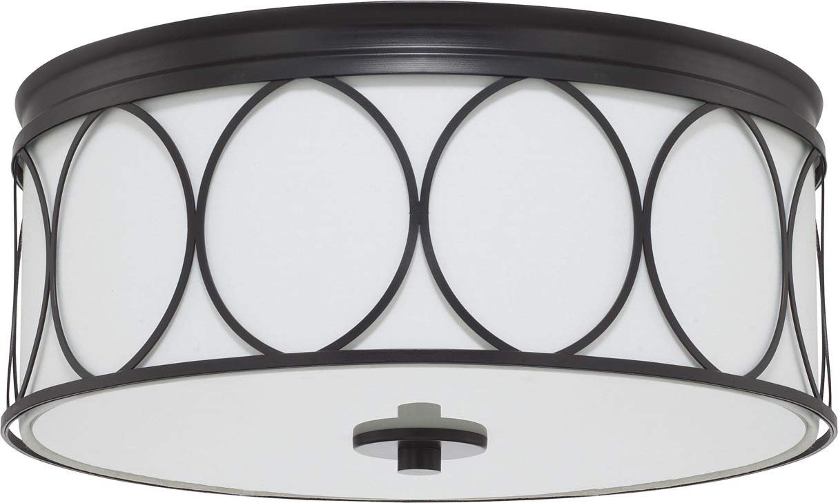 Capital Lighting 225131MB-683 Rylann 3 Light Flush Mount Matte Black