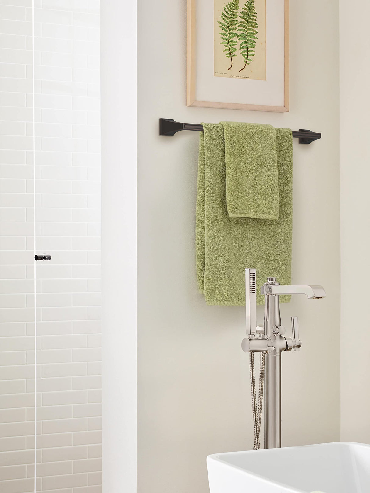 Amerock BH36024ORB Oil Rubbed Bronze Towel Bar 24 in (610 mm) Towel Rack Mulholland Bathroom Towel Holder Bathroom Hardware Bath Accessories