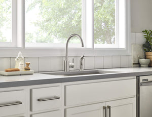 Gerber D401058SS Stainless Steel Parma Single Handle Kitchen Faucet