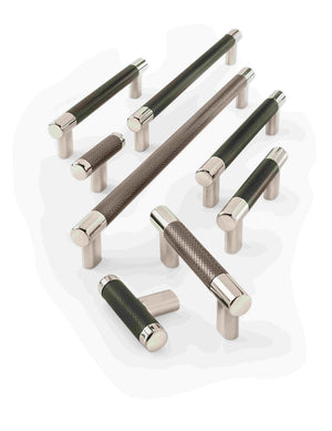 Amerock Cabinet Pull Polished Nickel/Black Bronze 3inch & 3-3/4 inch (76mm & 96 mm) Center to Center Esquire 1 Pack Drawer Pull Drawer Handle Cabinet Hardware