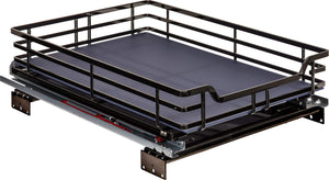 Hardware Resources SWS-WB153BN 15" Black Nickel STORAGE WITH STYLE® Metal Soft-close Pullout Basket