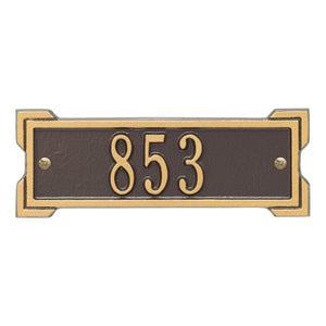 Whitehall 1025OG - Personalized Roanoke Plaque - Petite - 1 line