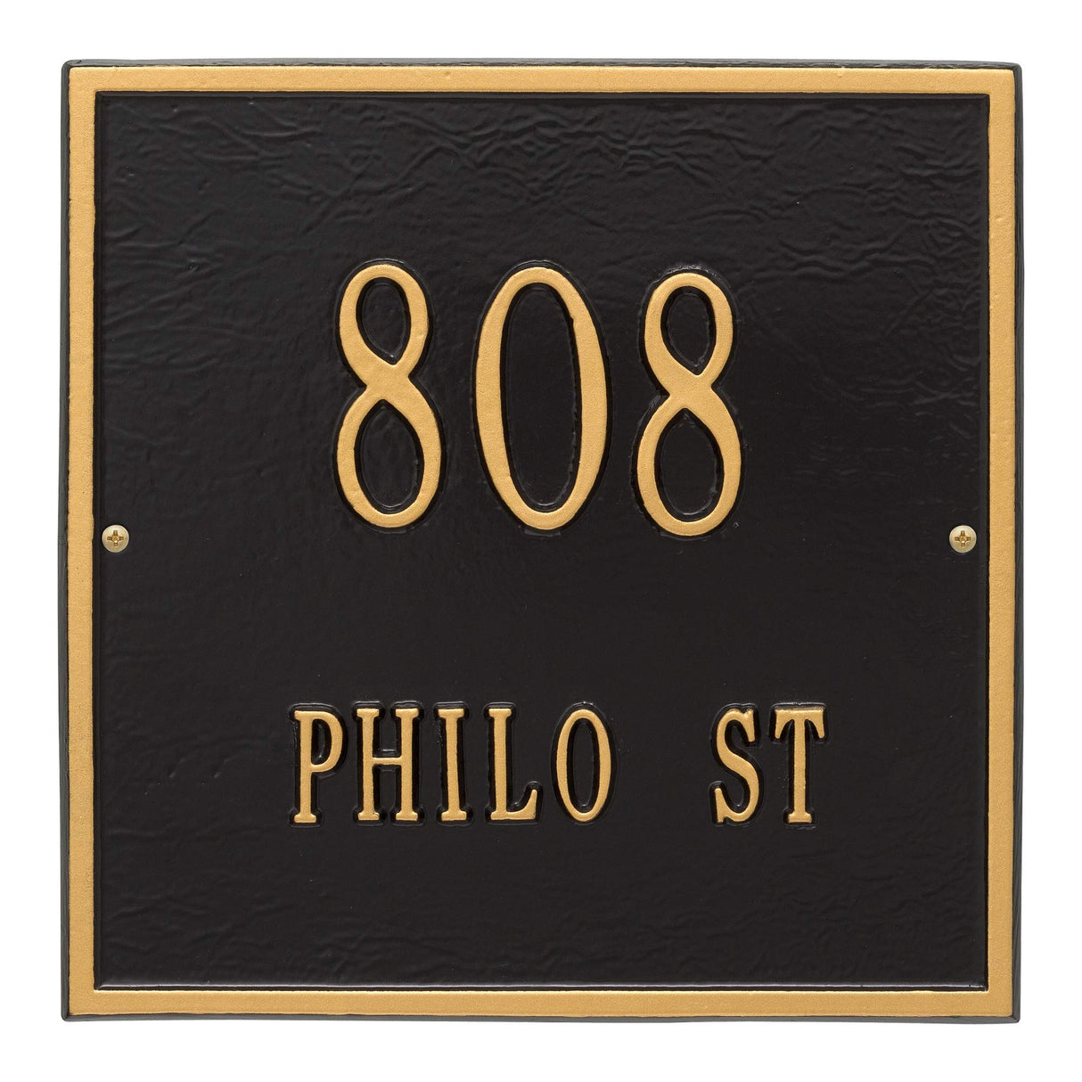 Whitehall 2111BG - Personalized Square Plaque - Standard - Wall - 2 line